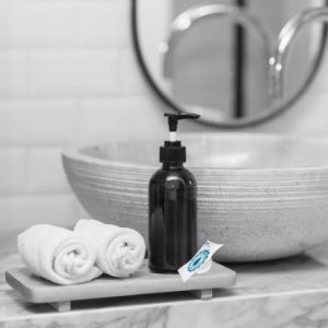 The Antibacterial Capsules Contain High-Effective Sanitizer